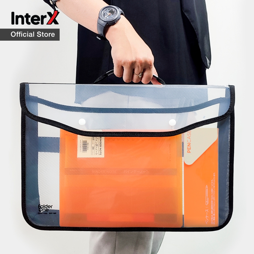 

Map 2 Kancing FOLDER ONE Map Tenteng Map Jaring ukuran Folio Briefcase