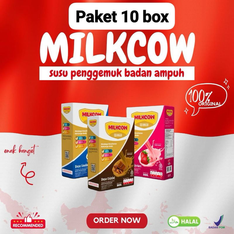 

PAKET SUSU GEMUK MILKCOW 10 BOX