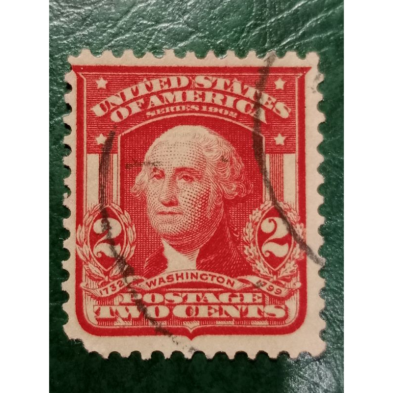 

Prangko USA 2 Cents George Washington Tahun 1903 SED