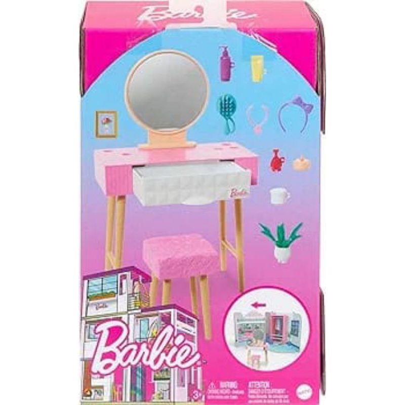 Barbie Furniture Vanity Playset