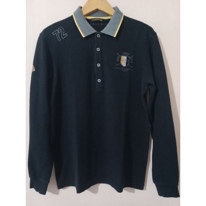 kaos polo lengan panjang Louis castel paris