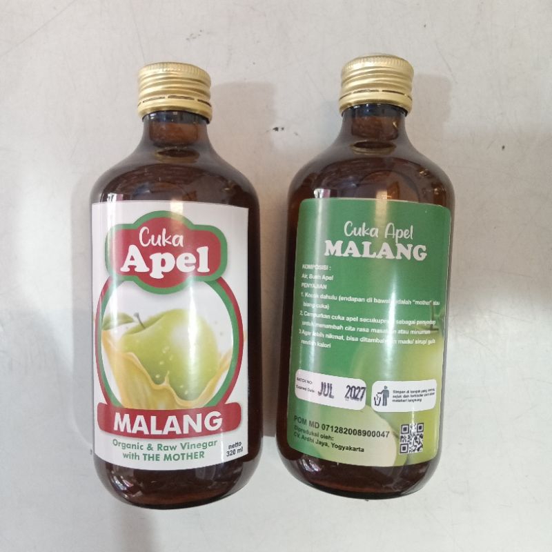

Cuka Apel Malang organic raw vinegar
