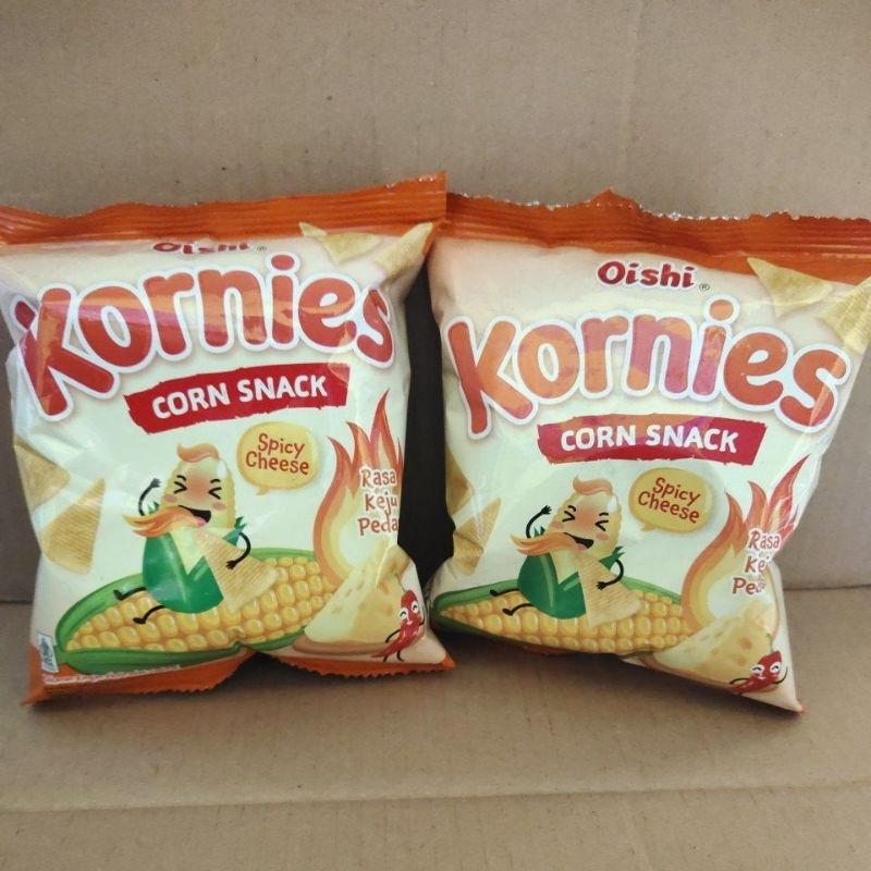 

KORNIES CORN SNACK 18g ( 1 Renceng isi 10 )