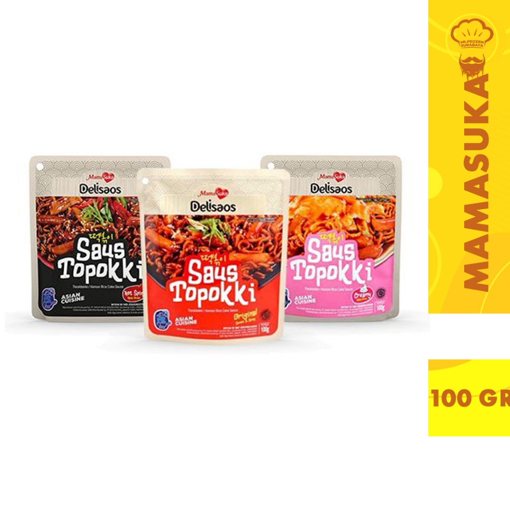 

MamaSuka Delisaos Saus Topokki Tteokbokki Halal 100g