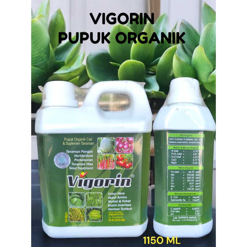 VIGORIN Pupuk Asam Amino Fulvat Humat Tanaman Vigorin 1150 ML Aminosan Pupuk Organik Cair