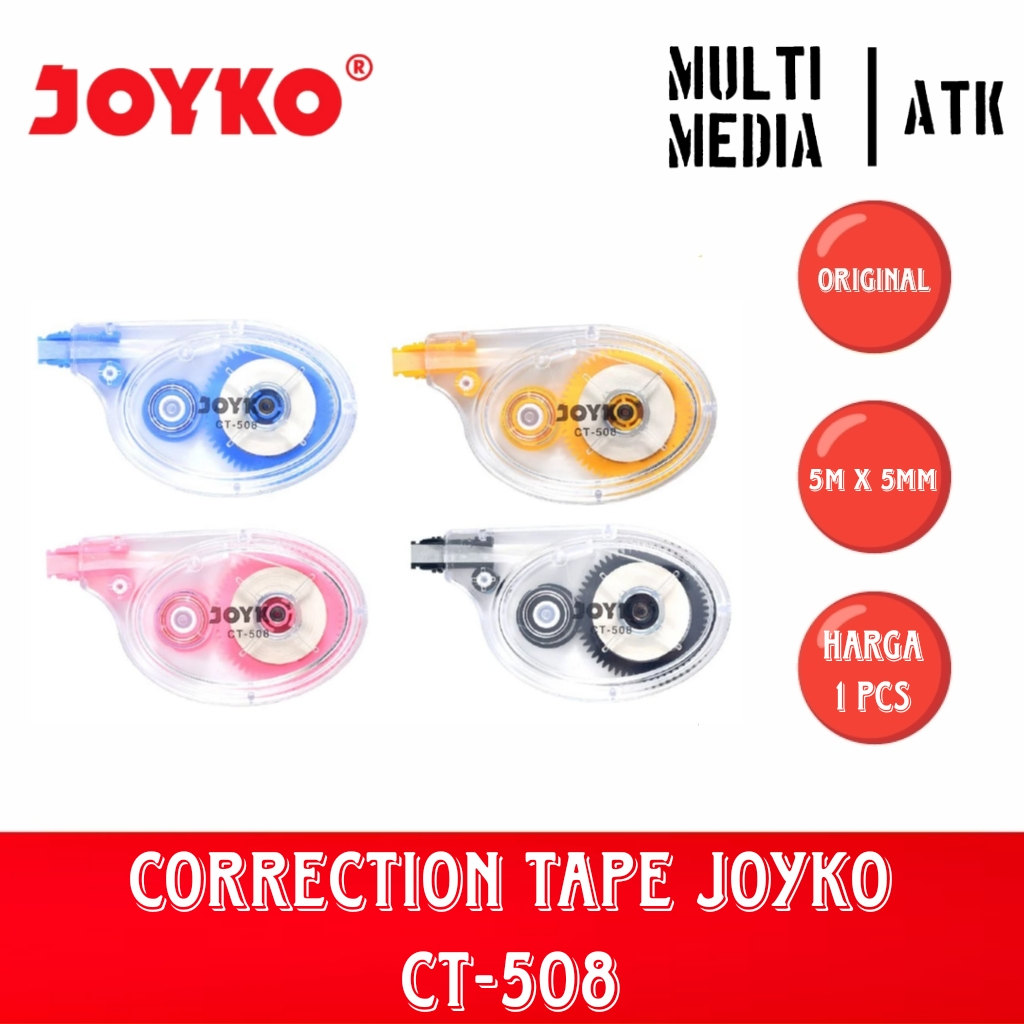 

CORRECTION TAPE PITA KOREKSI JOYKO CT-508