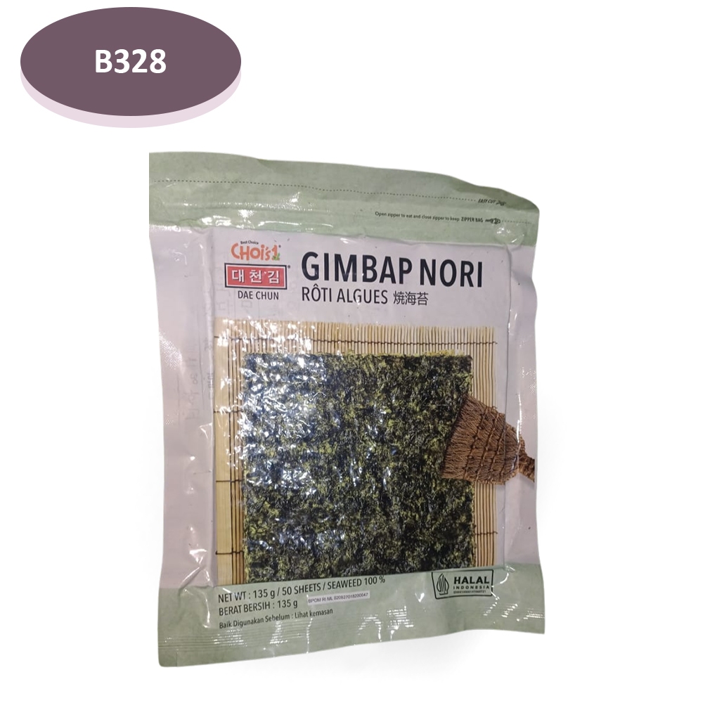 

DAECHUN GIMBAB NORI HALAL 2.7X50SHEET A-GRADE - B328