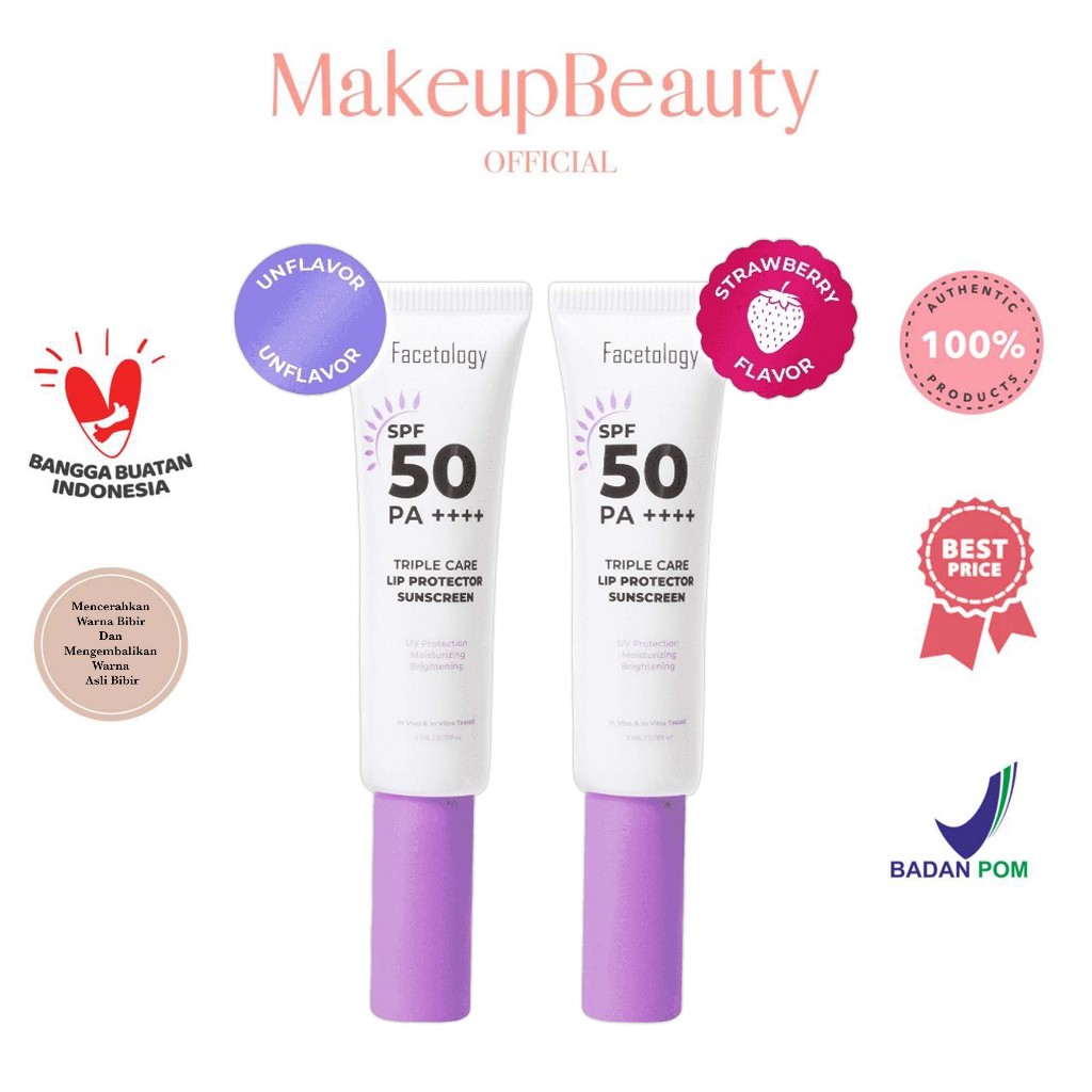FACETOLOGY Triple Care Lip Protector Sunscreen