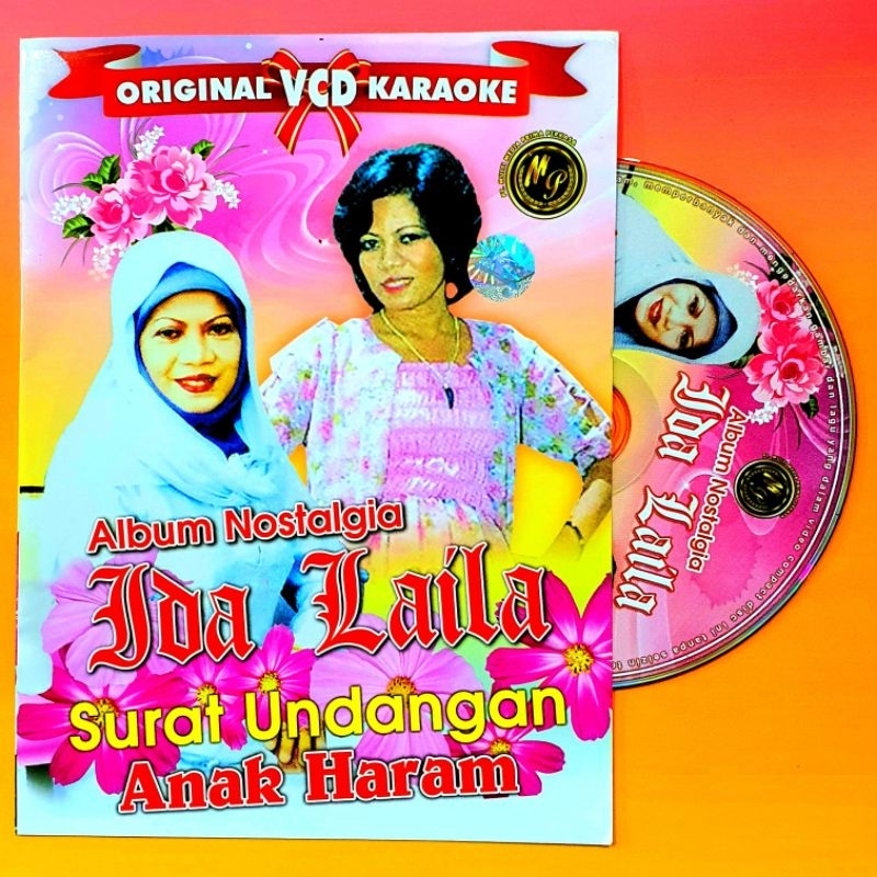 KASET VCD ORIGINAL LAGU KARAOKE IDA LAILA OM AWARA-IDA LAILA LAGU LAWAS-LAGU IDA LAILA LAWAS-KASET D