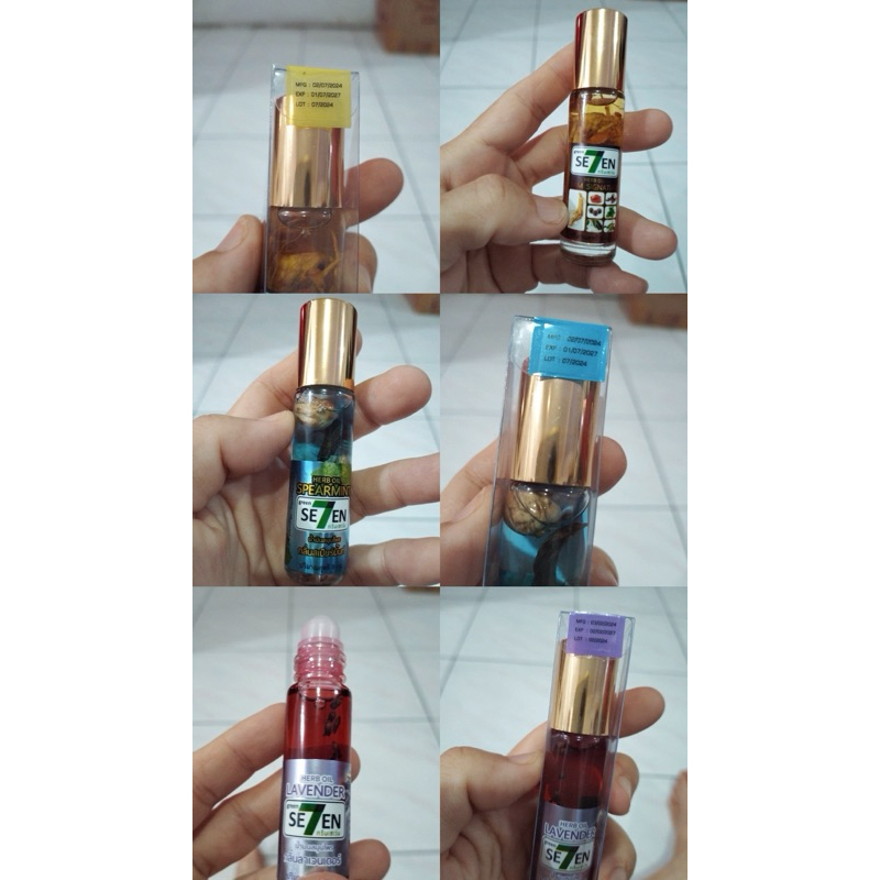 green se7en roll on - Minyak angin thailand green seven oil