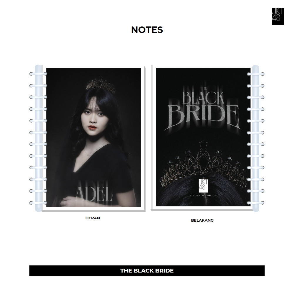 

A6 NOTES JKT48 THE BLACK BRIDE (ISI 40 HVS + COVER LAMINASI 2 SISI) WOTA BUKU NOTE NOTEBOOK JPOP IDOL UNOFFICIAL ADEL ALYA AMANDA ANINDYA ASHEL CALLIE CATHY CHELSEA CHIKA CHIRSTY CYNTHIA DAISY DANELLA ELIN ELLA FENI FIONY FLORA FREYA GENDIS READY STOCK !