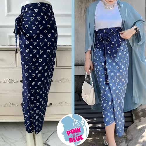 Rok Lilit Batik Jumputan Bawahan Kebaya Songket Modern