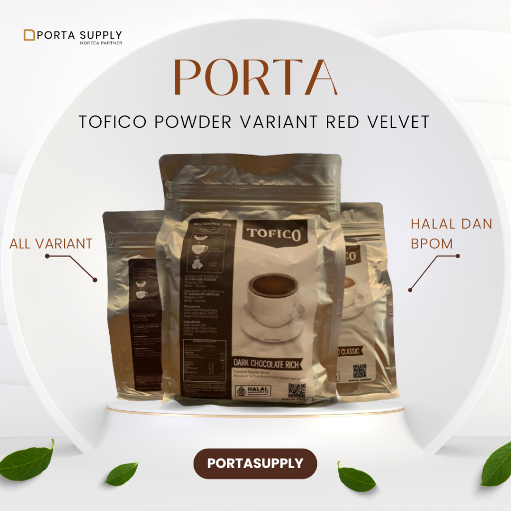 

Tofico Powder Variant Dark Chocolate 1KG