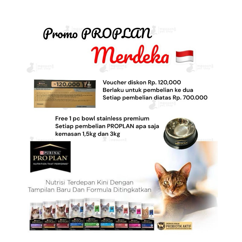 PROPLAN 3kg ALL VARIANS