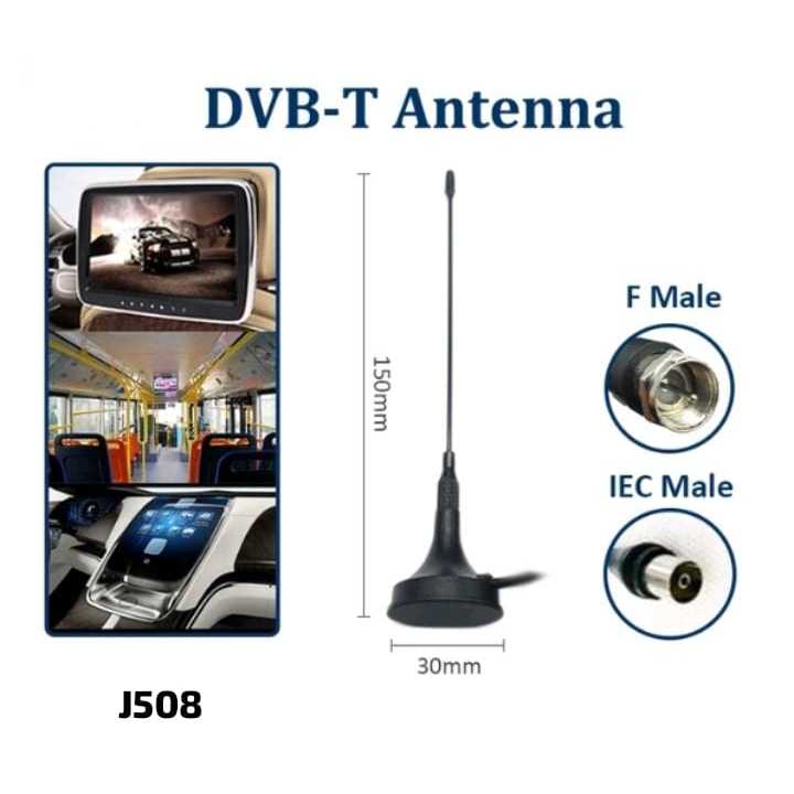 J508 ORIGINAL ANTENA MAGNET TV TELEVISI INDOOR OUTDOOR PENANGKAP SIARAN MODERN SINYAL SIGNAL PEMANCA