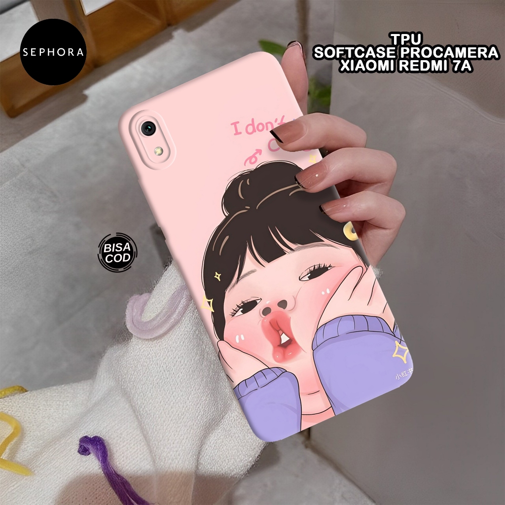 Softcase Xiaomi Redmi 7A Terbaru - Fashion Case Fat Girl - Case Xiaomi Redmi 7A - Case Pro Camera - 