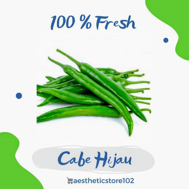 

Cabe Hijau Besar 100 Gram Fresh