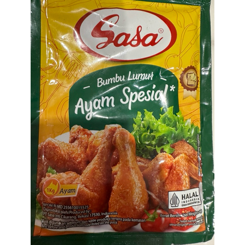 

sasa bumbu lumur ayam spesial 26gr