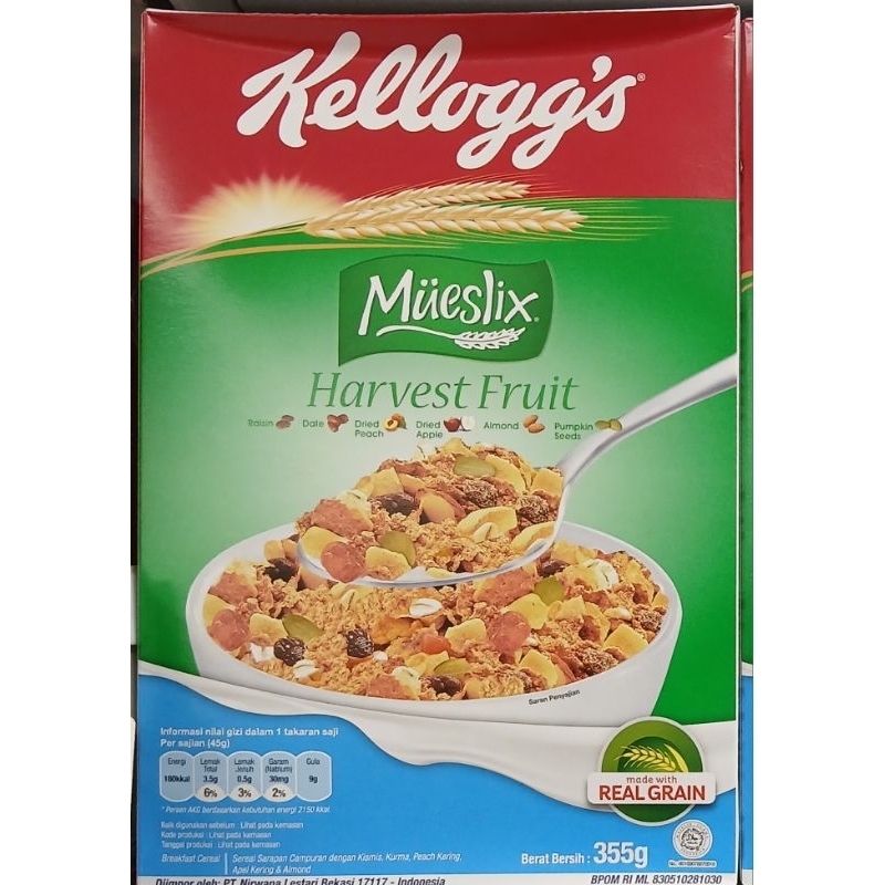 

KELLOGG'S Mueslix Harvest Fruit 355g - HK, HM