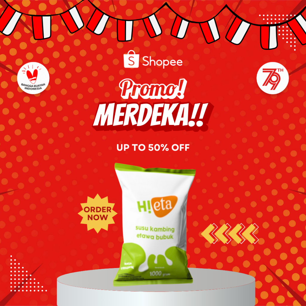 

Susu Kambing Etawa Bubuk 1 kg - Rasa Original - HiEta