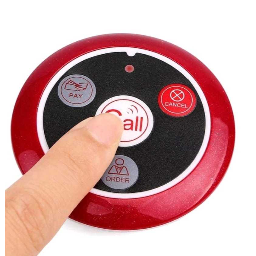 Button bel Calling System Restaurant Cafe