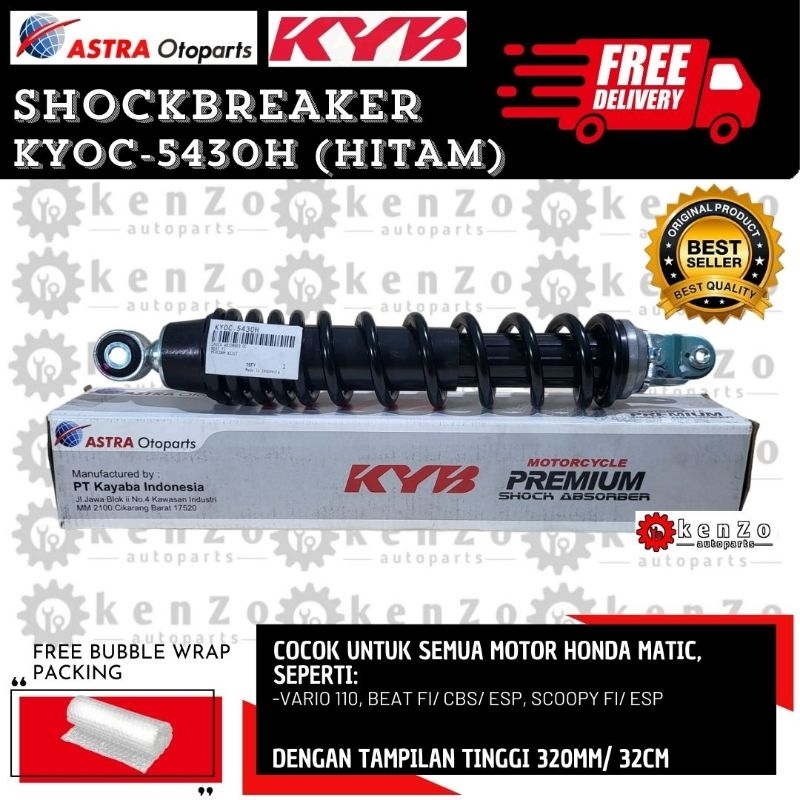 [Garansi Original Produk] [Kyb Astra] Shockbreaker Belakang Yamaha Fazzio Filano Lexi Freego 5430