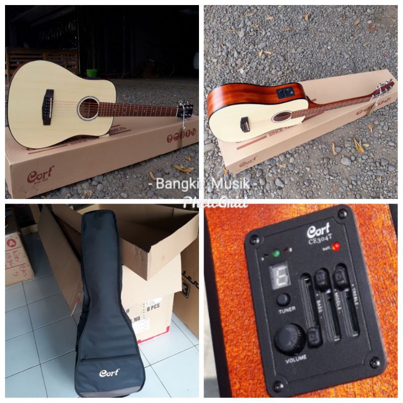 CORT AD MINI E OP GITAR AKUSTIK ELEKTRIK CORT 3/4 ORIGINAL