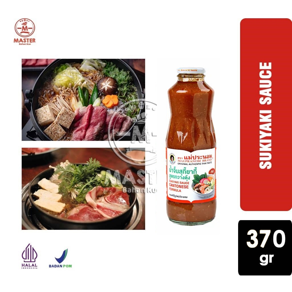 

Saus Sukiyaki Maepranom Sukiyaki Sauce Cantonese Food [Botol Kaca 370gr]