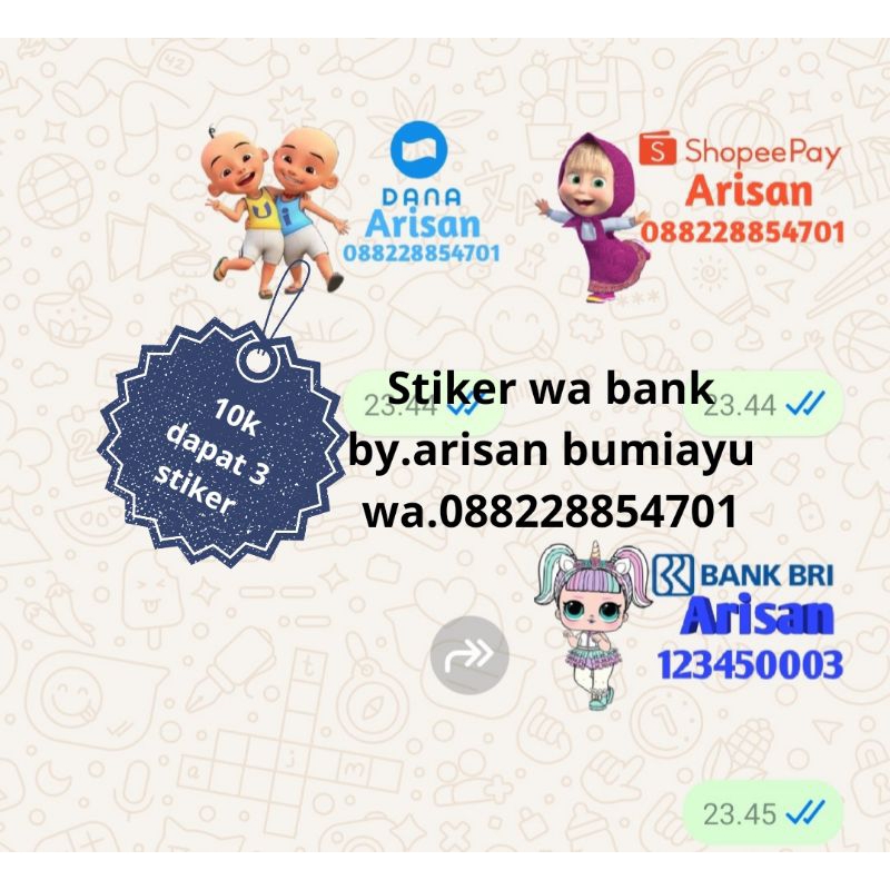 

stiker bank WhatsApp