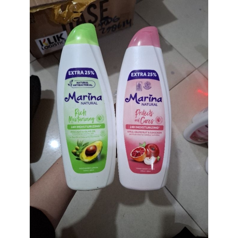 Marina Body lotion Natural 475ml besar handbody