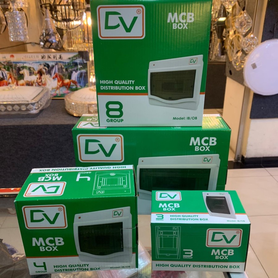 DV Box MCB 3 / 4 / 8 / 12 Group Inbow Outbow Grup IB OB Lampu GOOD QUALITY