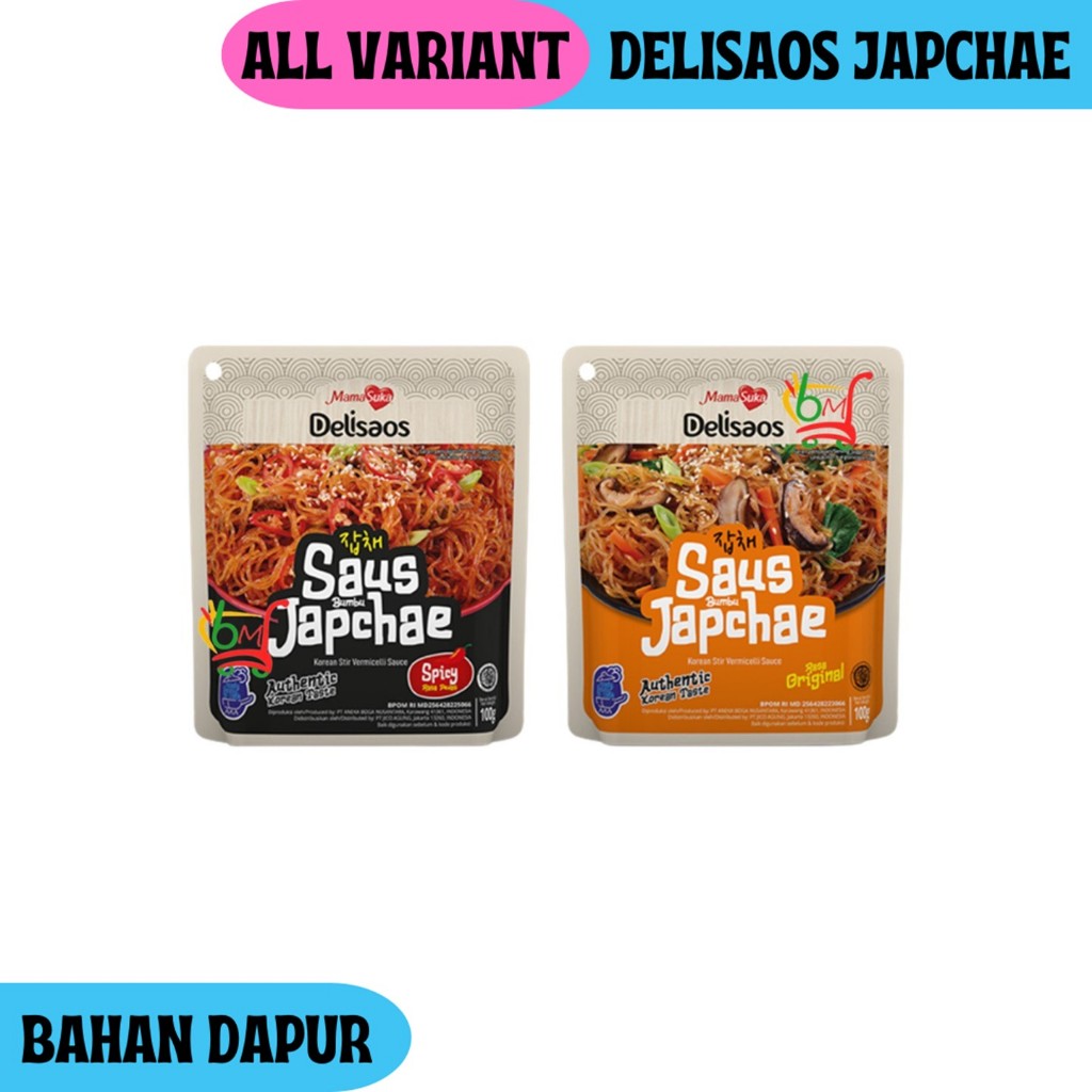 

Japchae Sauce Bumbu khas Korea dari Mamasuka All Variant