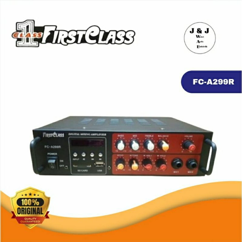POWER AMPLIFIER FIRSTCLASS FC-A299R POWER AMPLI SPEAKER FIRSTCLASS