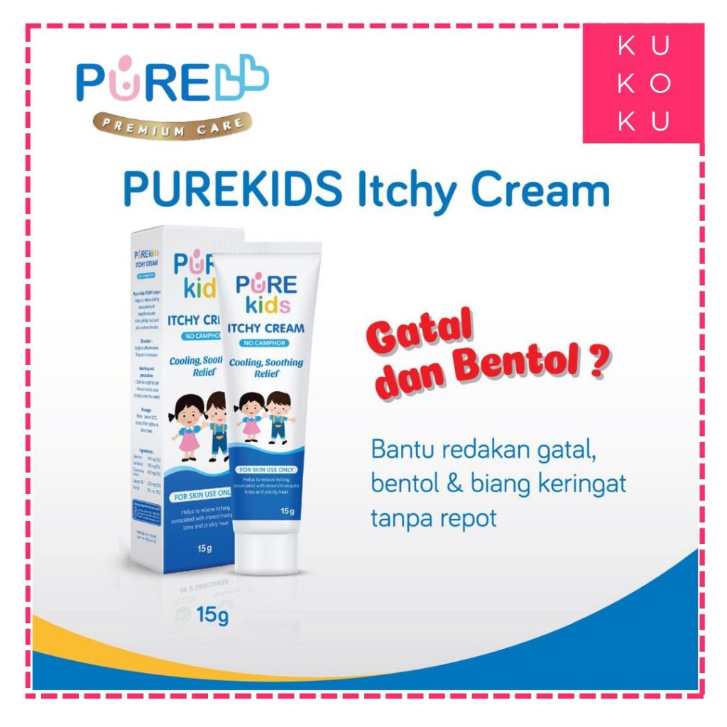 PURE KIDS Itchy Cream - Pereda gatal anak bayi purekids