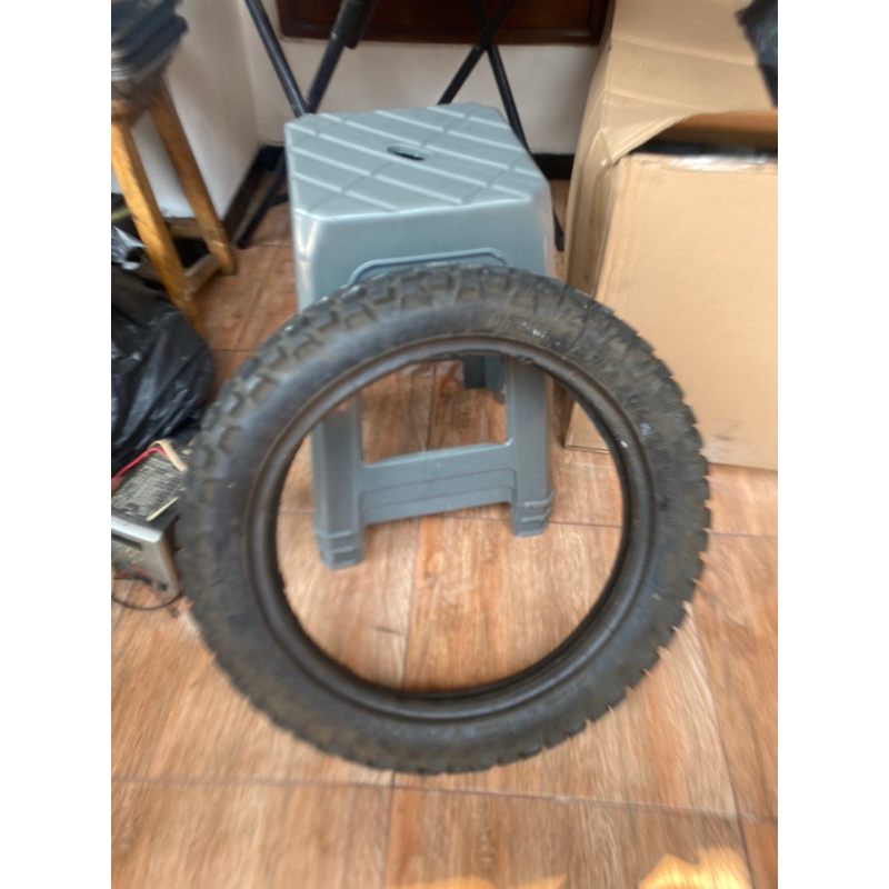 BAN KLX DTRACKER 150 RING 16 (ASLI COPOTAN) masih tebel banget