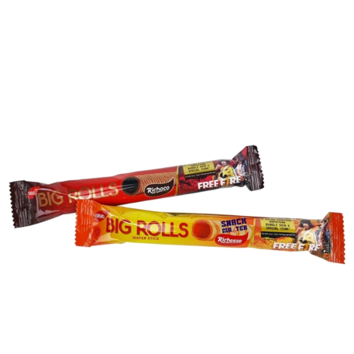 

1pcs wafer nabati big roll satuan16gr sn richoco richeese coklat keju goguma