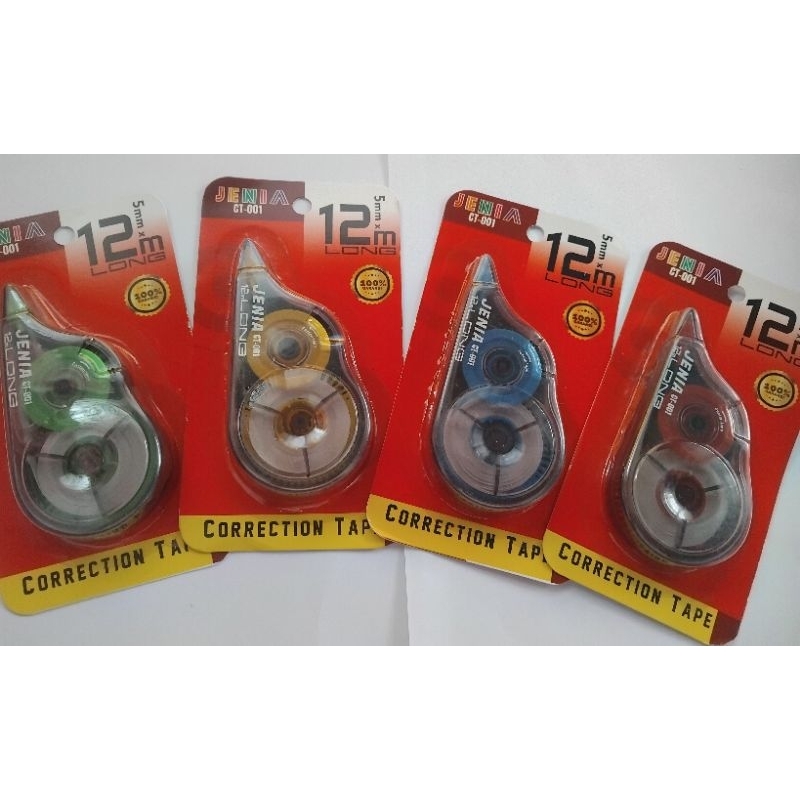 

Correction tape tip JENIA 12 METER ( 1 Pcs )