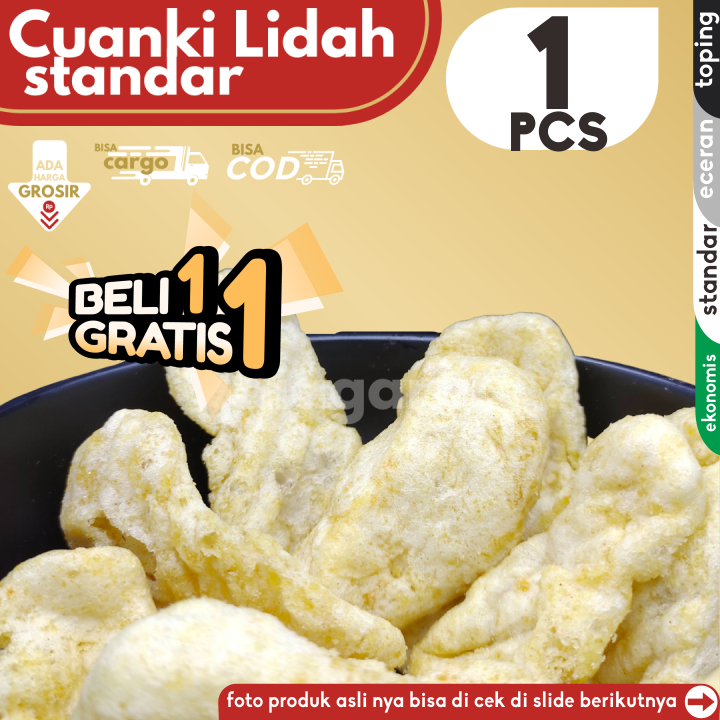 

[BELI 1 GRATIS 1] Cuanki LIDAH Standar 1pcs by GaiaGarut (Bisa COD/Grosir/Kargo)