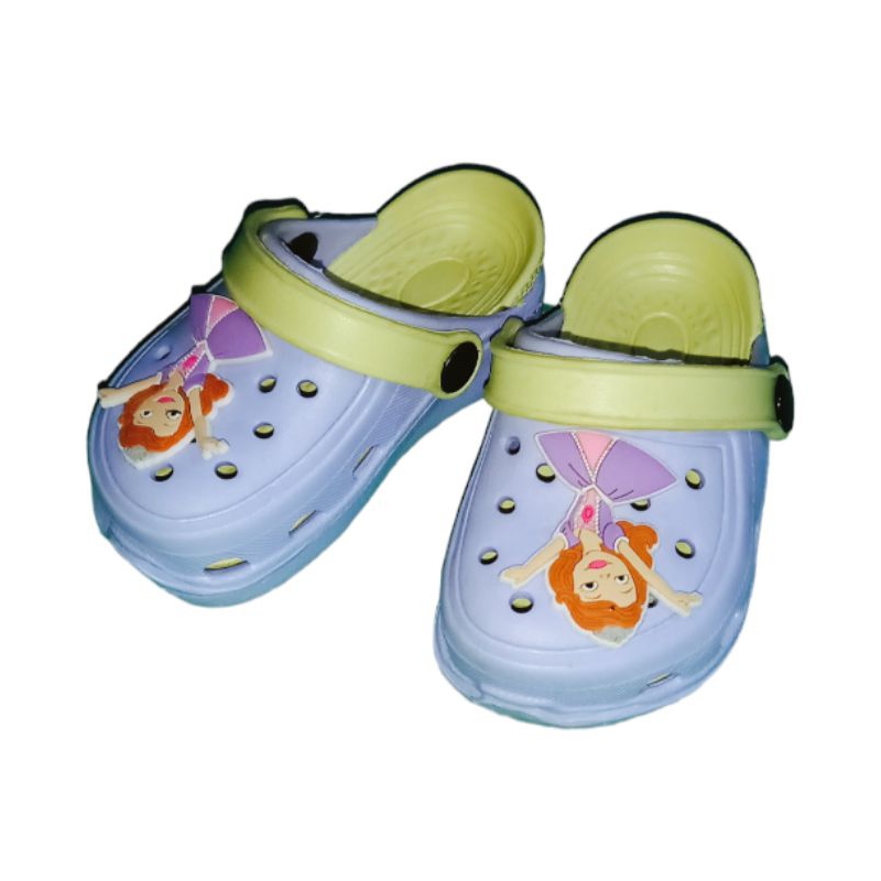 Sendal croks anak/ sendal croks anak disney princess/ sendal croks anak disney princess sofia/ senda