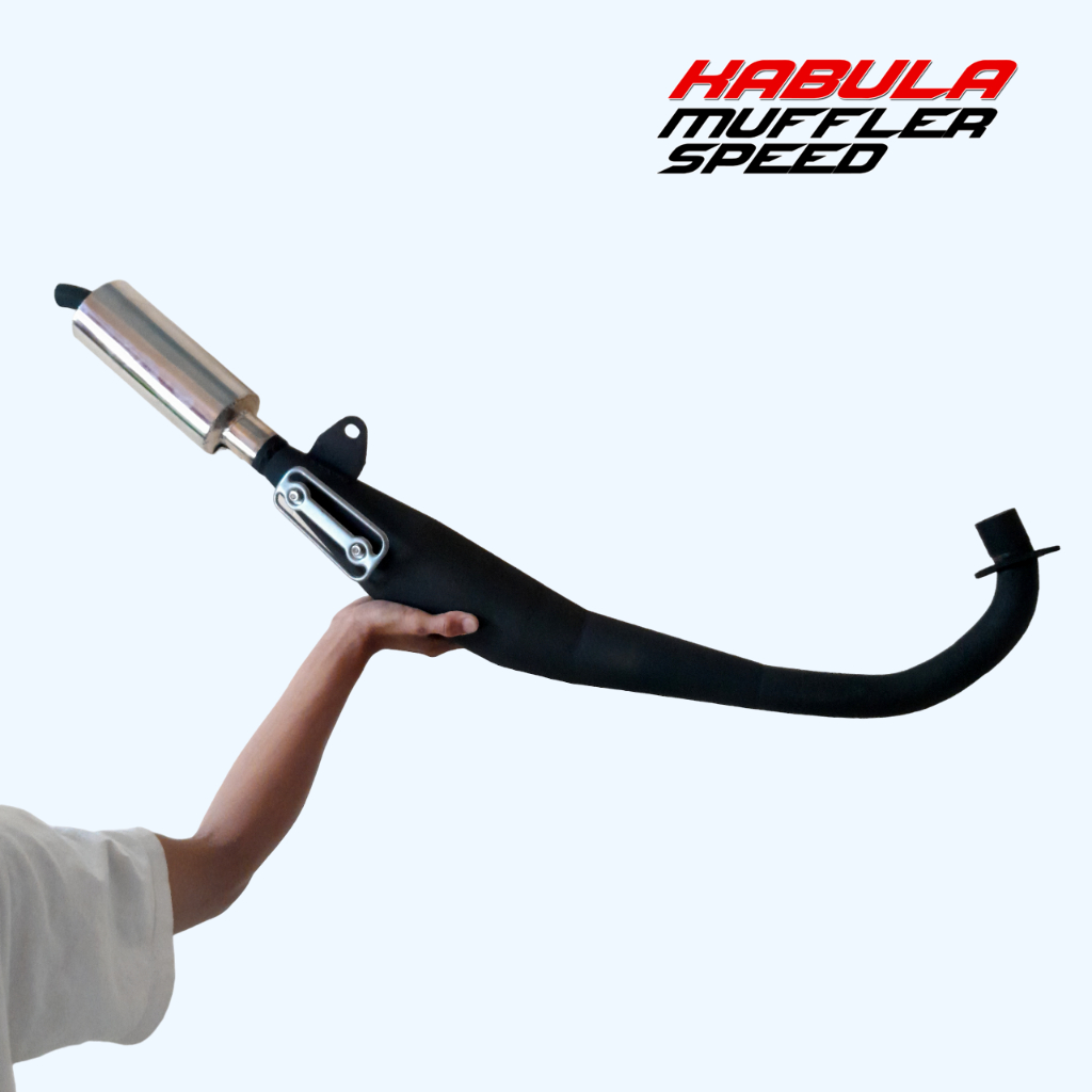 Knalpot SATRIA 2TAK LUMBA HIU STANDAR RACING