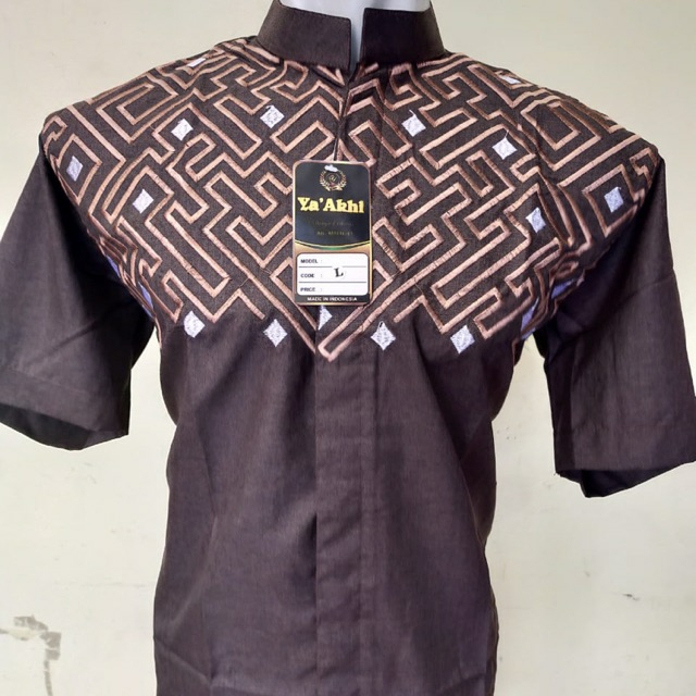 Baju koko bordir india jumbo