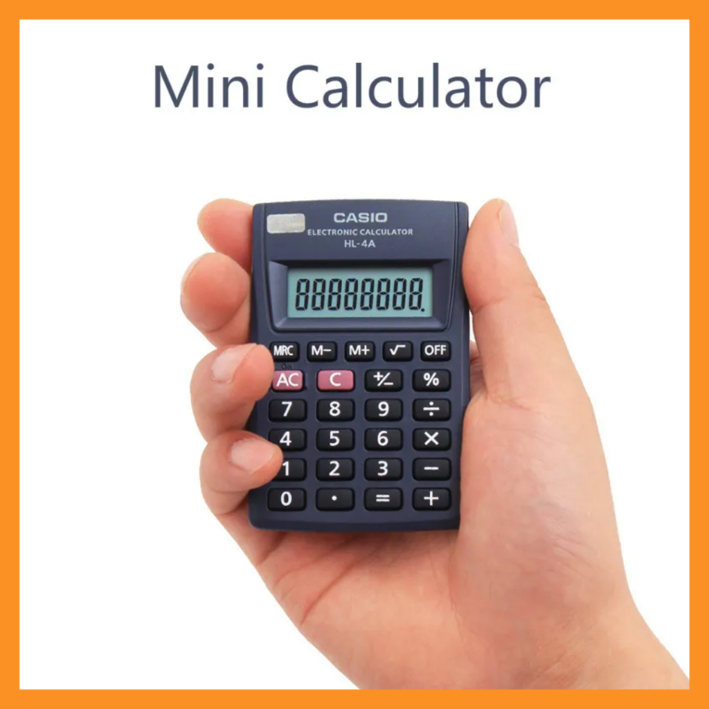 

CASIO Calculator saku mini HL-4A