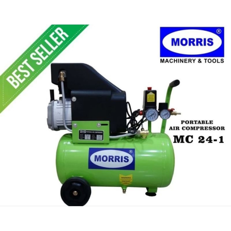 Mesin Kompresor 1HP Morris 24 Liter