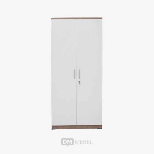 DM Mebel Lemari Pakaian 2 Pintu Luna Cubic 80