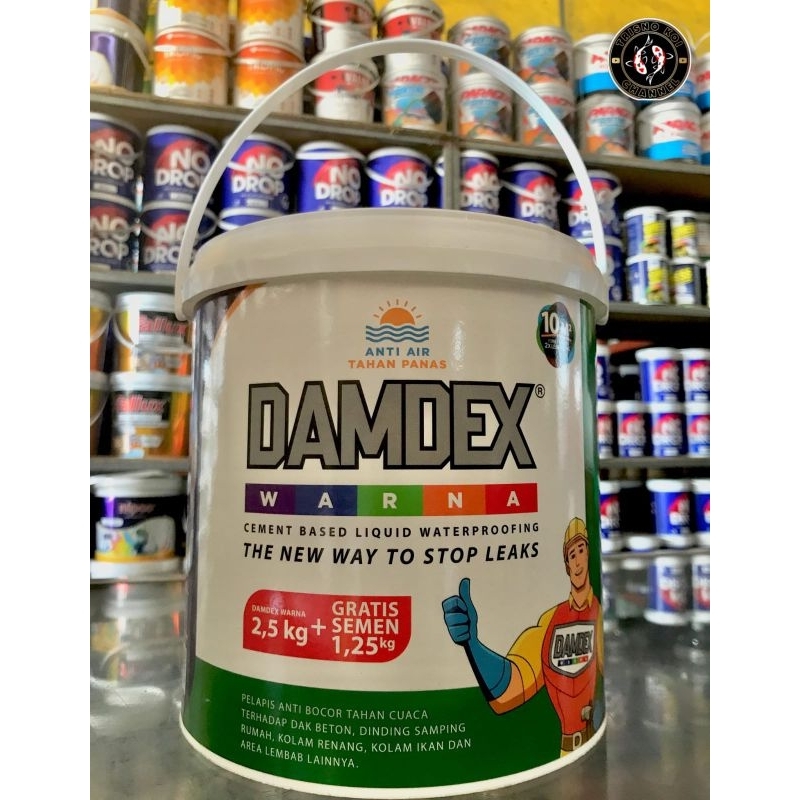 DAMDEX WARNA 2,5kg PELAPIS  ANTI BOCOR