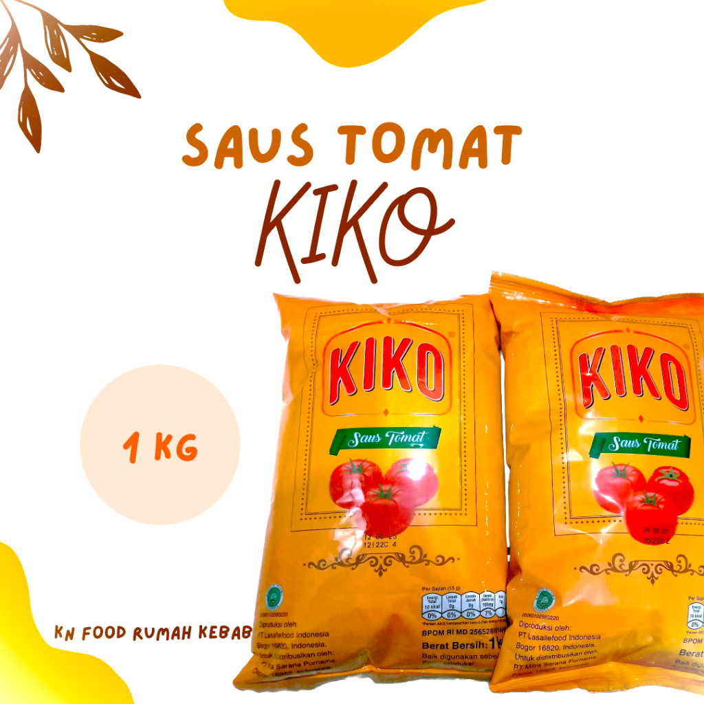 

Saos Tomat Delmonte Polos 1 kg-Saus Tomat Kiko Tomat Kiko 1kg