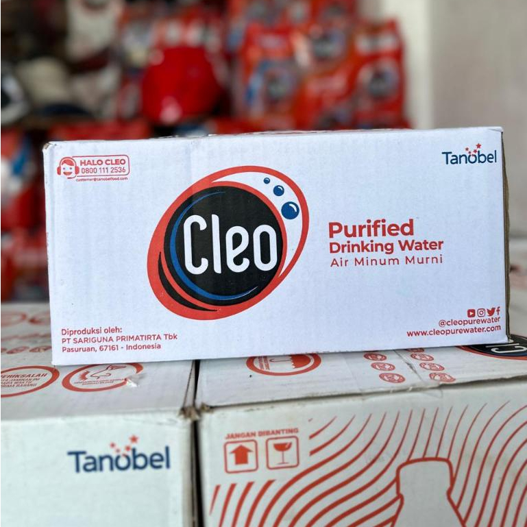 

Cleo Air Murni 220ml (220ml x 24 botol) Kemasan Kardus isi 24 Botol