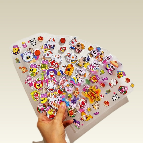 

Sticker 3D PawPawland Mainan Edukasi Anak Karakter Lucu Stiker Diary Jurnal Planner Hias