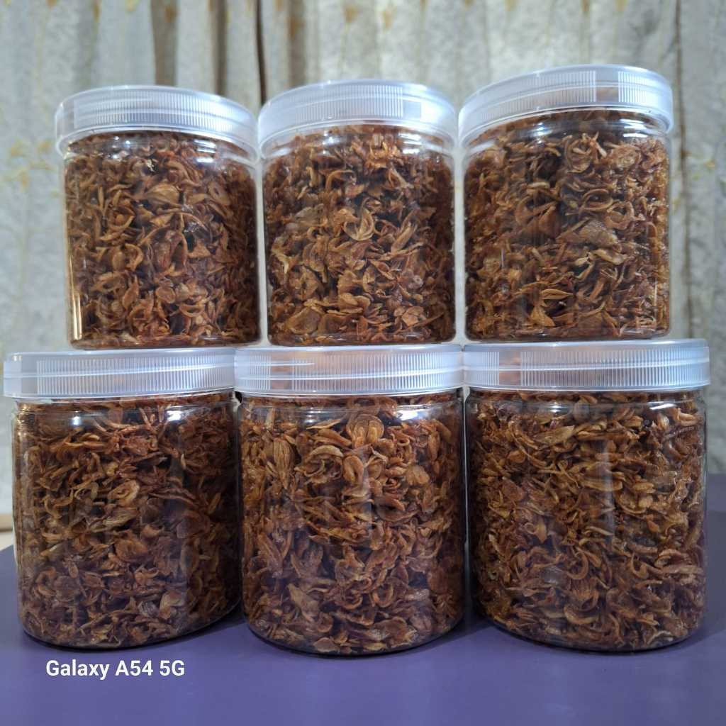 

Bawang Goreng Kriuk Asli Premium Grade A+ Garing Renyah Wangi Enak Lezat Homemade by Jazeela