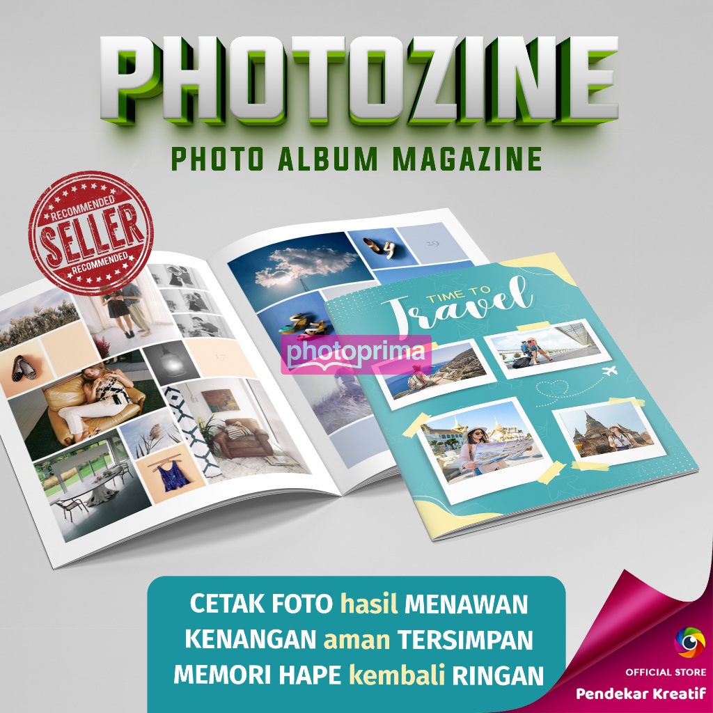 CETAK ALBUM FOTO MODEL MAGAZINE - PHOTOZINE